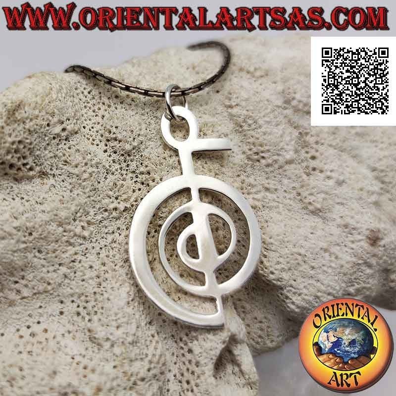 Pendentif en argent 925 Cho Ku Rei – Symbole de Pouvoir Reiki