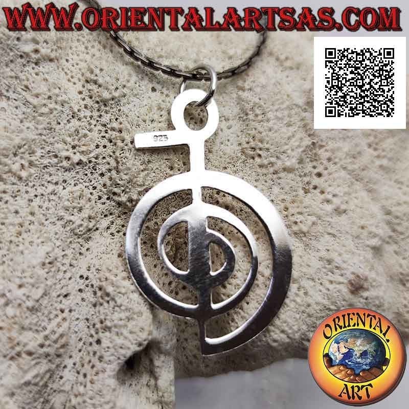 Pendentif en argent 925 Cho Ku Rei – Symbole de Pouvoir Reiki