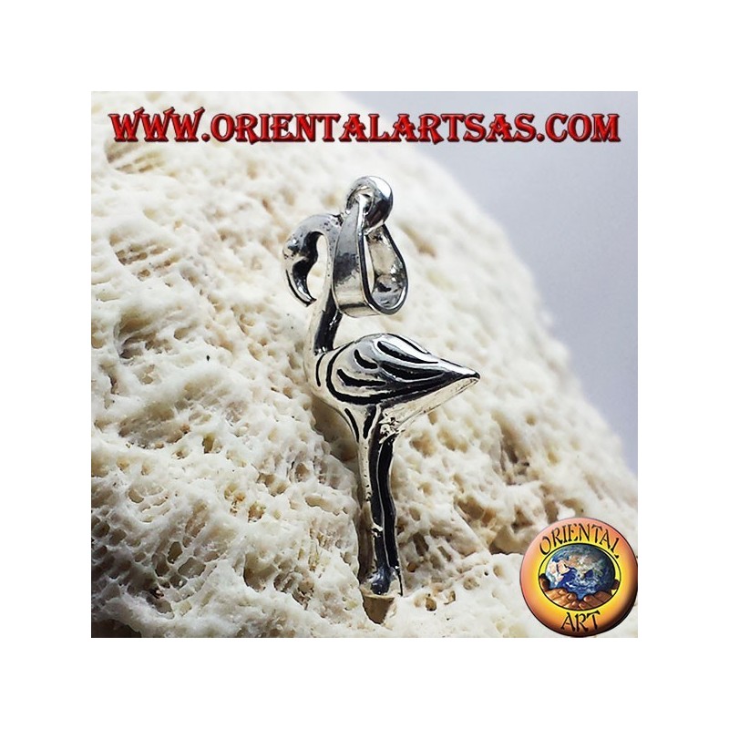 colgante en plata flamenco