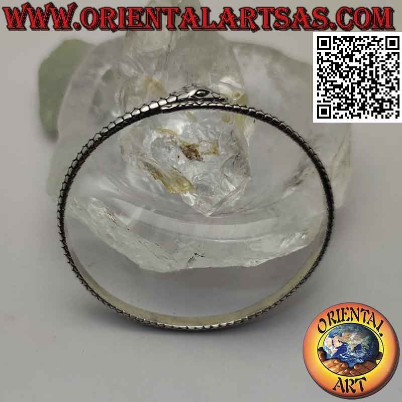 Brazalete con forma de serpiente "Ouroboros" en plata 925 ‰ (ouroboros)