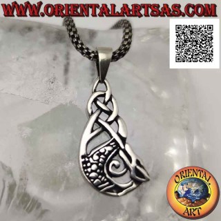 Pendentif en argent, alouette celtique (donneur d'esprit victorieux de l'adversité)