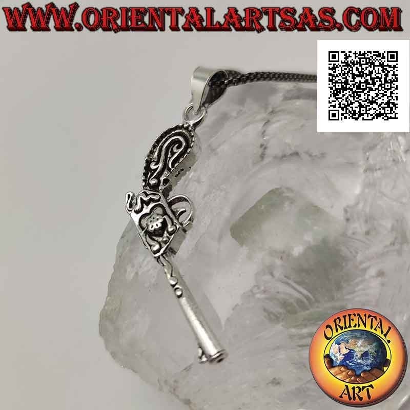 Colgante de Plata 925 Revólver | Estilo Cowboy y Western