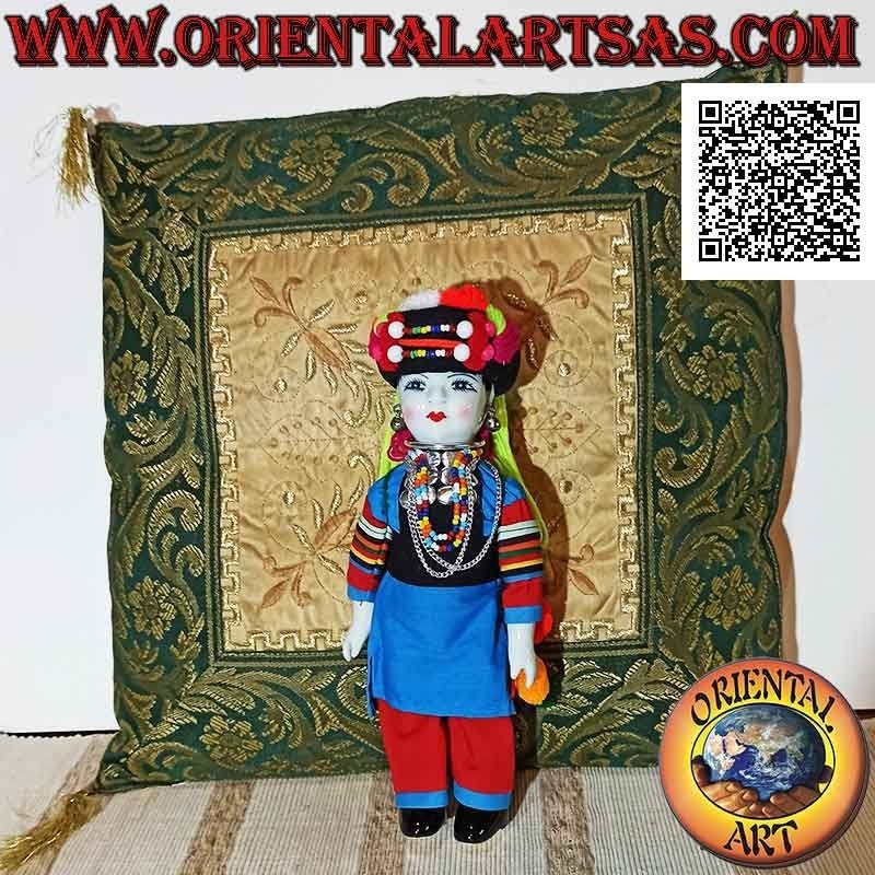 Chiang Mai Thai Traditional Teen Doll - Karen oder Yang Hill Tribe (handgefertigt)