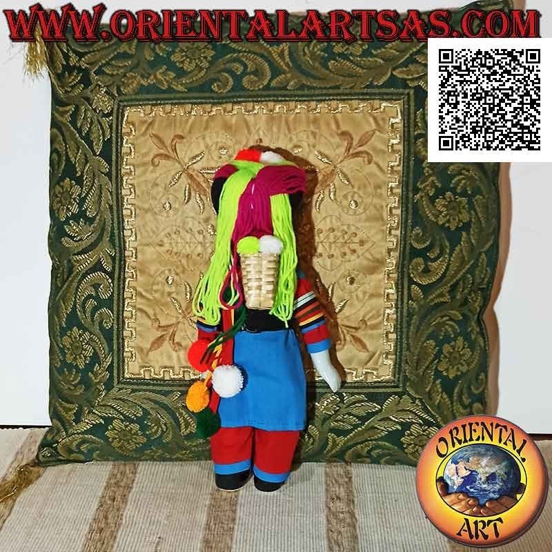 Chiang Mai Thai Traditional Teen Doll - Karen or Yang Hill Tribe (Handmade)