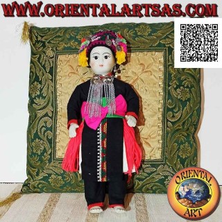 Traditional Thai doll from Chiang Mai - the tribe of Meo Mong (handmade)