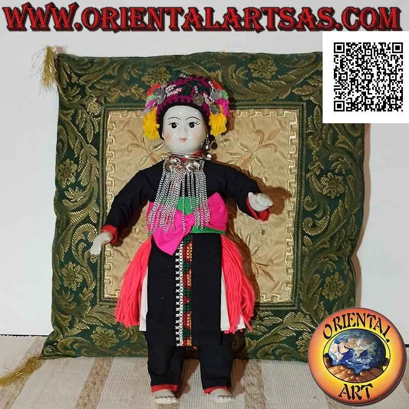 Traditional Thai doll from Chiang Mai - the tribe of Meo Mong (handmade)