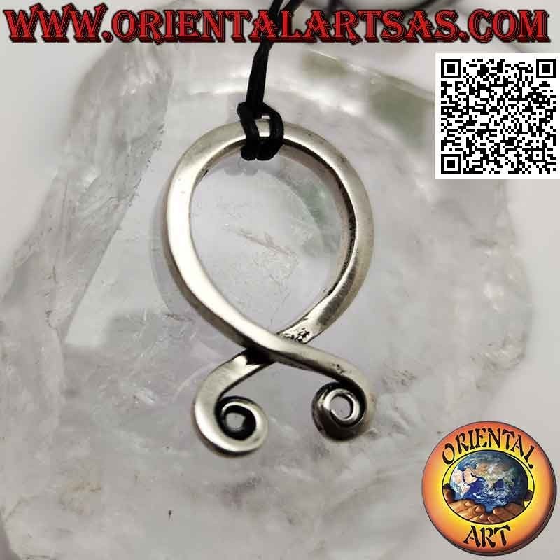 Pendentif en argent la croix des trolls