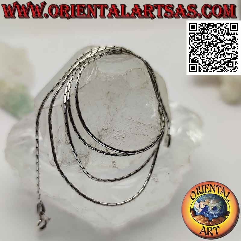 Collier chaîne en argent 925‰, lien "joint" (épaisseur 0,8 mm)