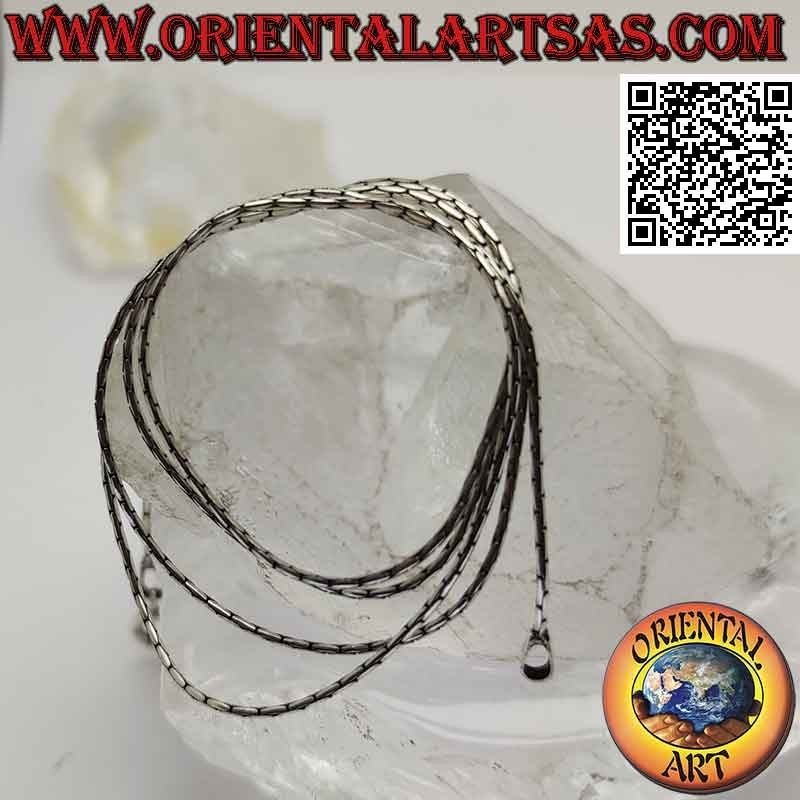 925 ‰ silver chain necklace, "joint" link (thickness 0,8 mm)