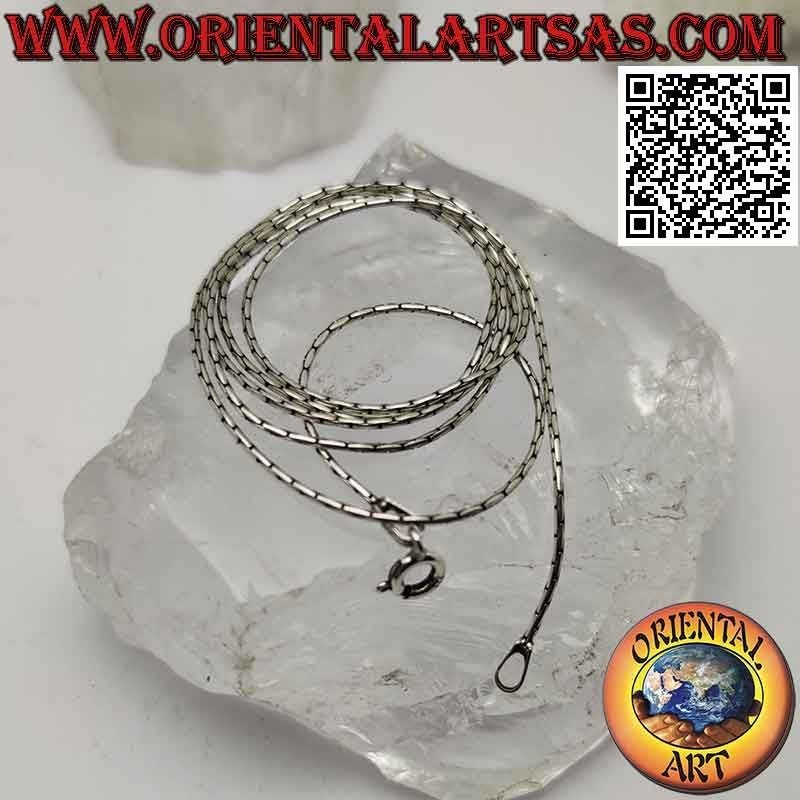Collier chaîne en argent 925‰, lien "joint" (épaisseur 0,8 mm)