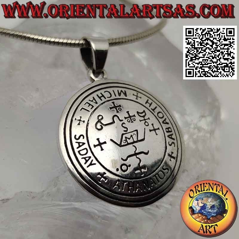 Silver pendant, seal of archangel Michael (seals of King Solomon)
