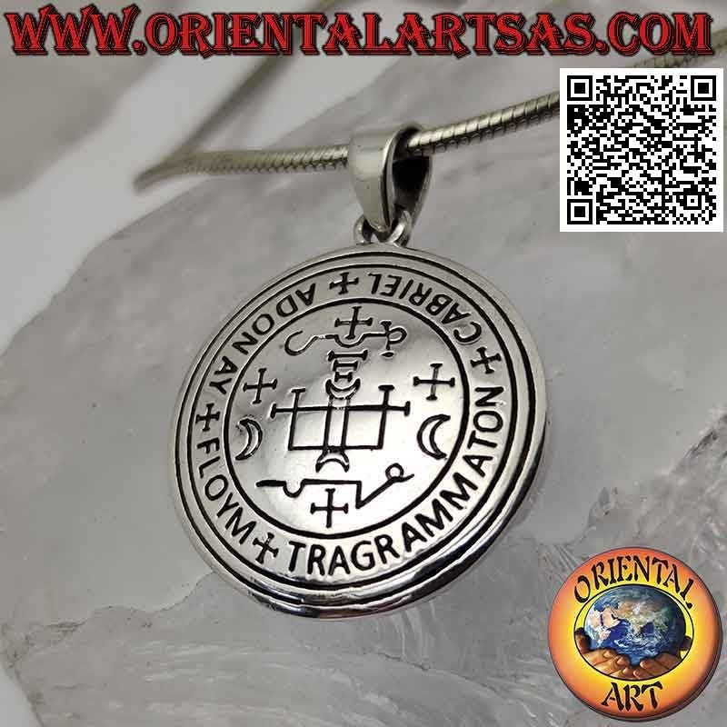Silver pendant, seal of archangel Gabriel (seals of King Solomon)