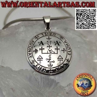 Silver pendant, seal of archangel Uriel (seals of King Solomon)