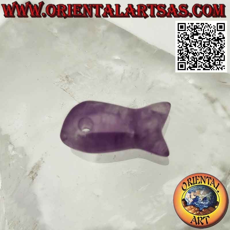 Ciondolo Ametista Pesce Portafortuna: Talismano Zen | Oriental Art