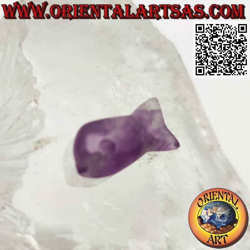 Ciondolo Ametista Pesce Portafortuna: Talismano Zen | Oriental Art