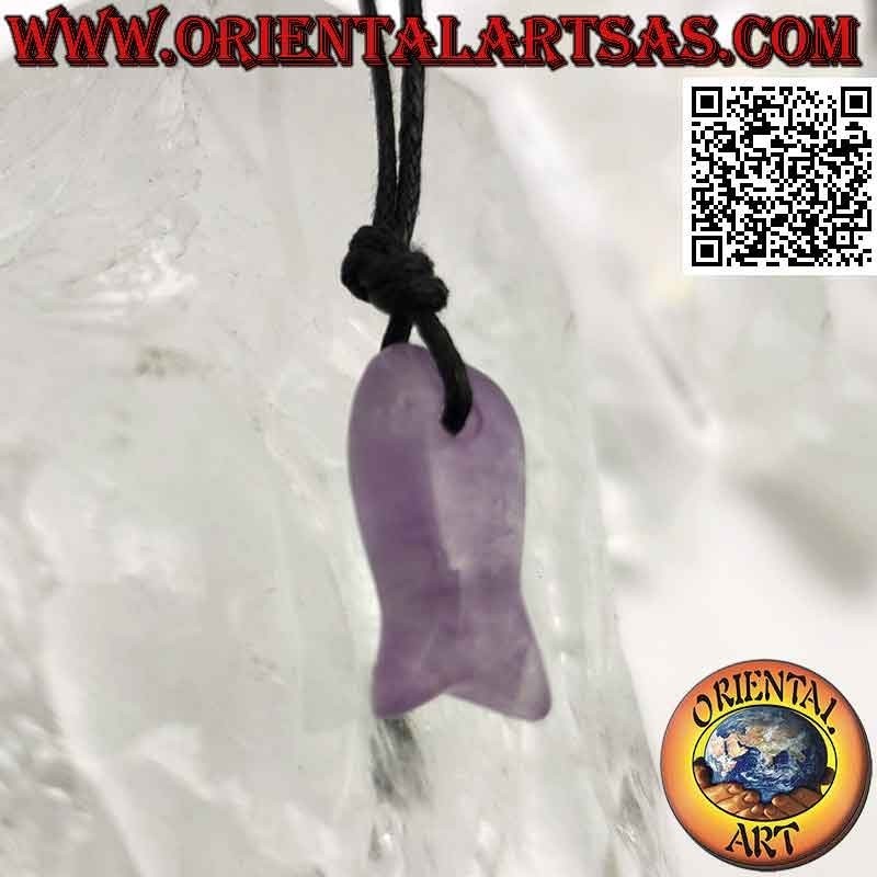 Amethyst Glücksfisch Anhänger | Oriental Art