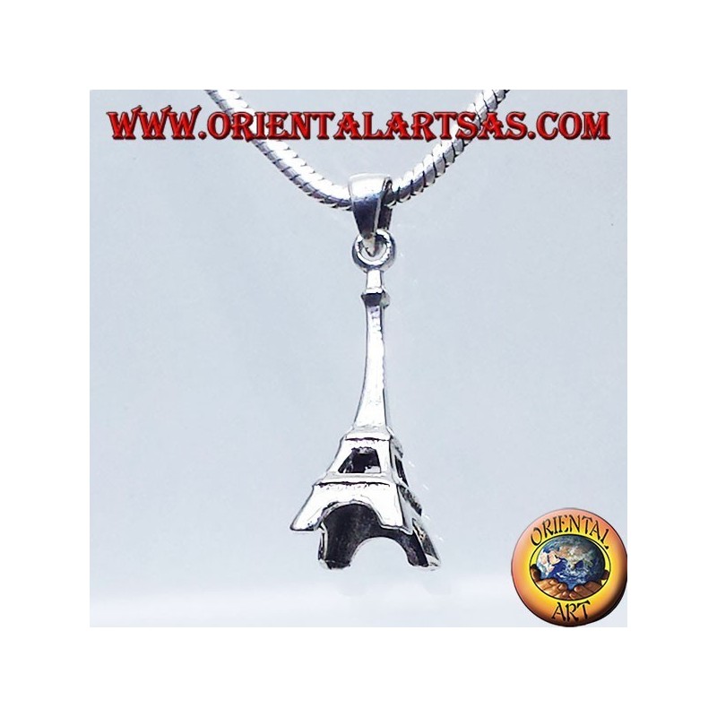 ciondolo in argento torre Eiffel