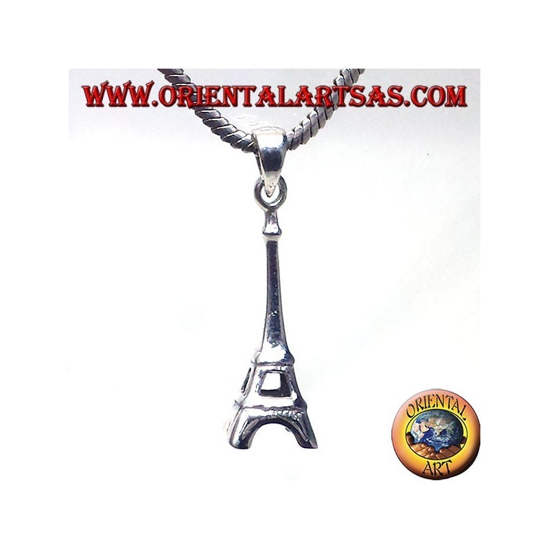 ciondolo in argento torre Eiffel