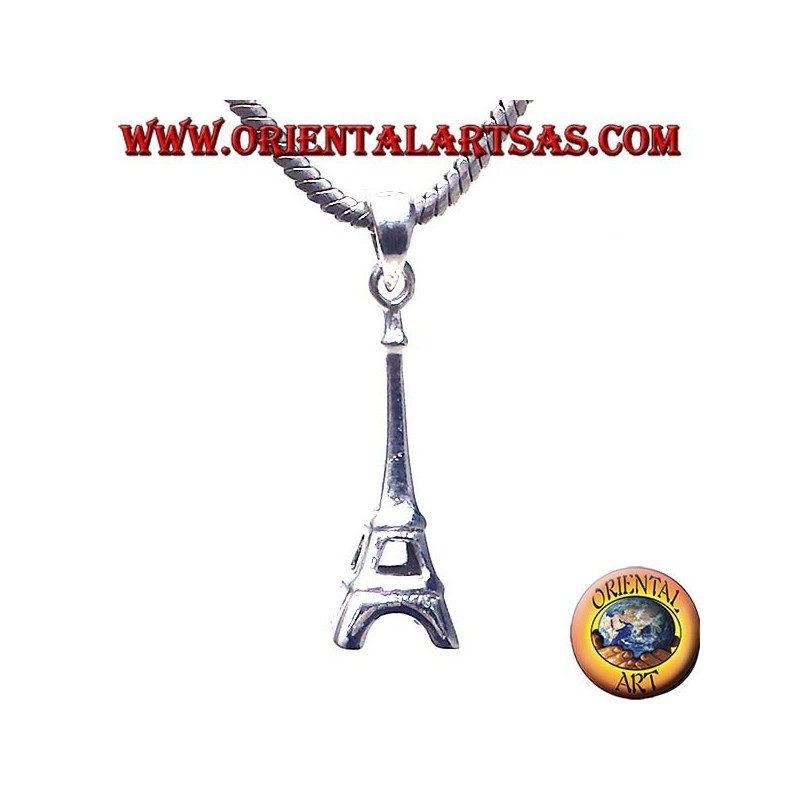 ciondolo in argento torre Eiffel