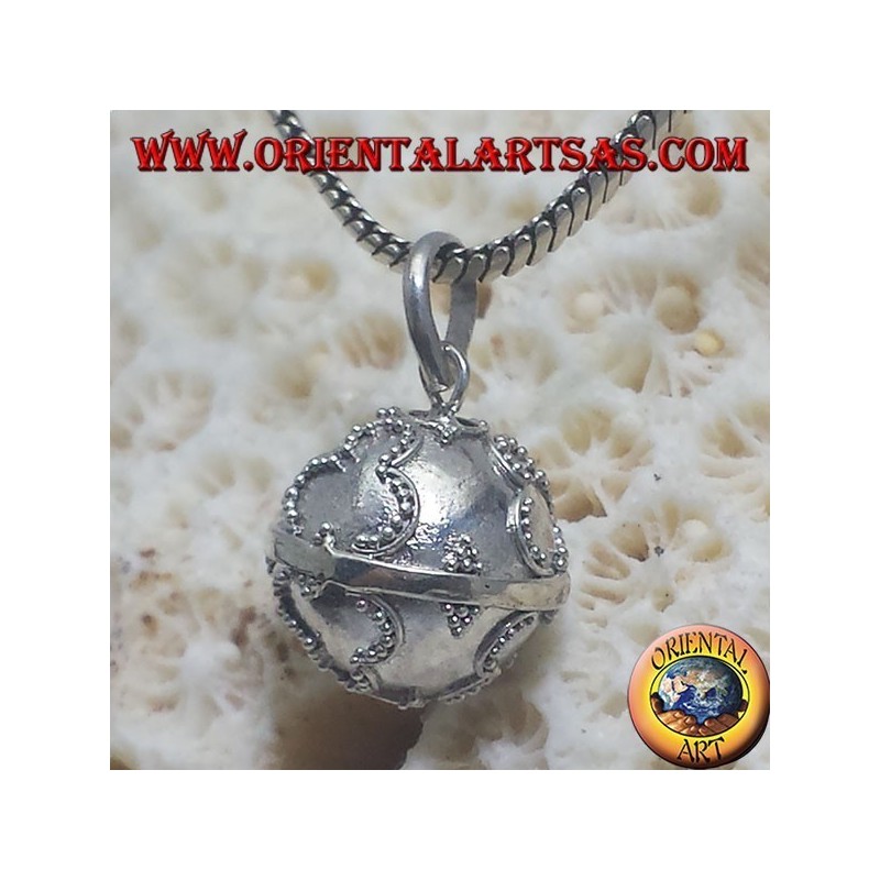 ciondolo chiama  angeli in argento (richiamo degli angeli) 1