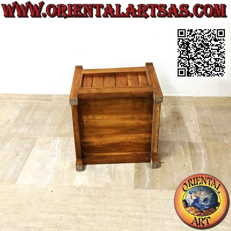 Macetero / macetero elevado en madera de teca