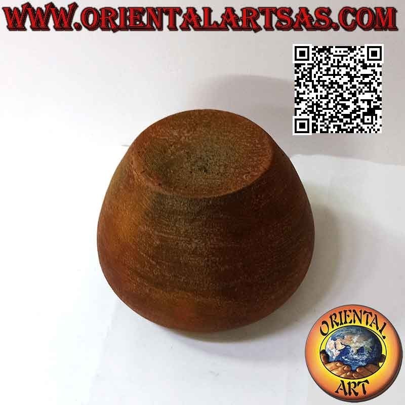 Vase en terre cuite thaïlandais fait main, fait main (18 cm et 22 cm ø)