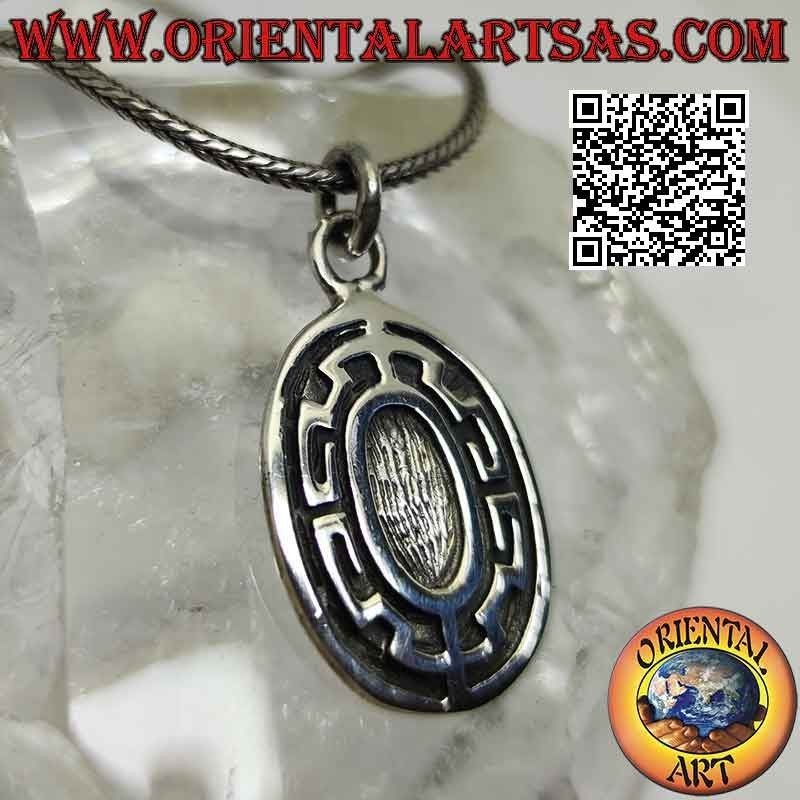 Colgante de plata, griego - escudo de caparazón de tortuga romana