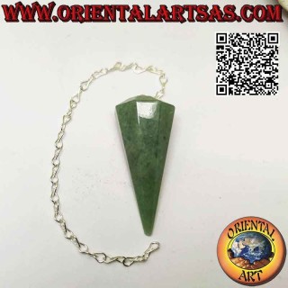 Pendolo Avventurina Verde Sfaccettato | Oriental Art