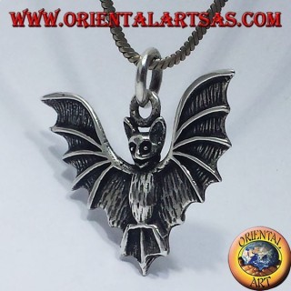 Argent bat pendentif