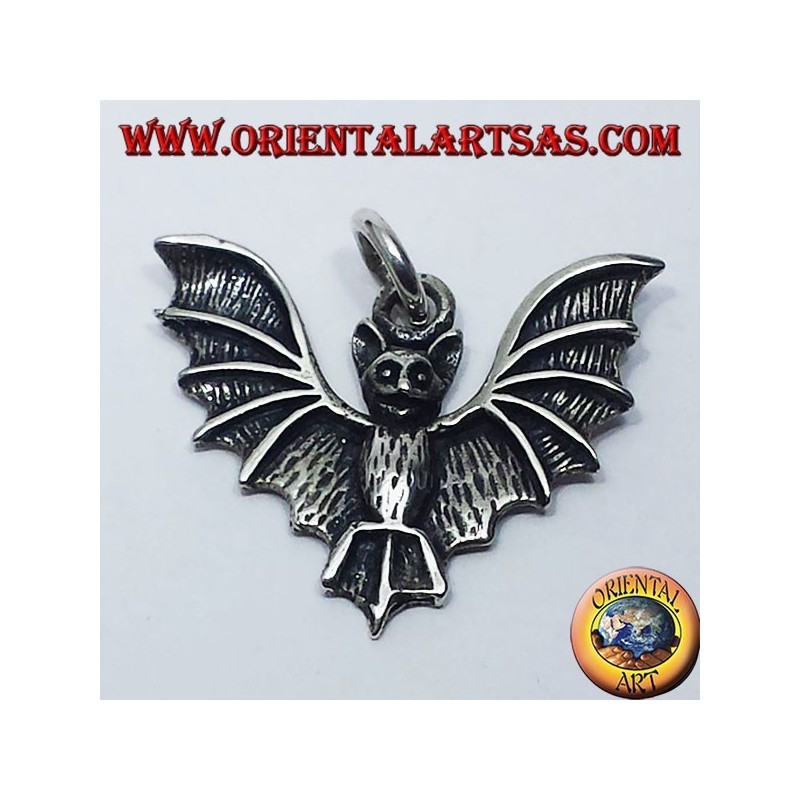 Argent bat pendentif