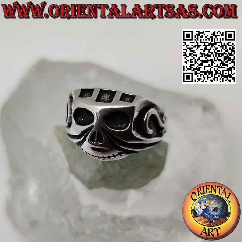 Bague en Argent 925 Crâne Johnny Depp | Style Rock et Cinéma