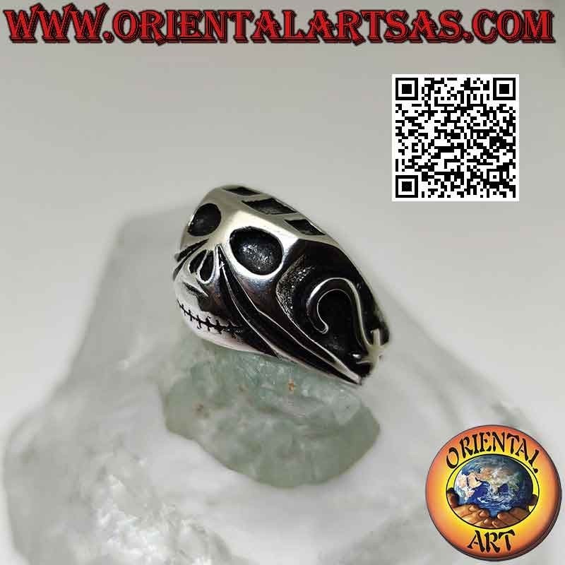 925 Silber Johnny Depp Totenkopf Ring | Rock & Kino Stil