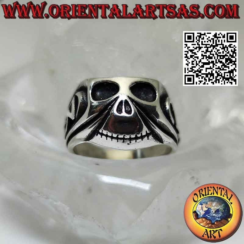 Bague en Argent 925 Crâne Johnny Depp | Style Rock et Cinéma