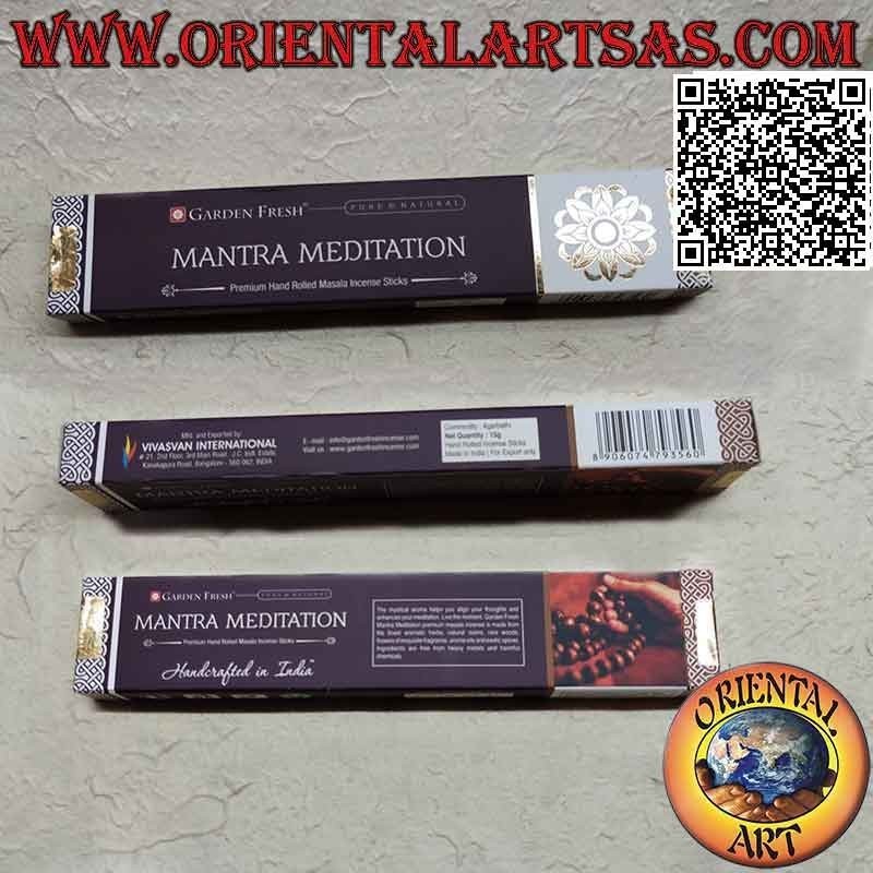 "Garden Fresh" Räucherstäbchen, verschiedene Düfte (handgerollt auf Sandelholzstäbchen) (15 Gramm)