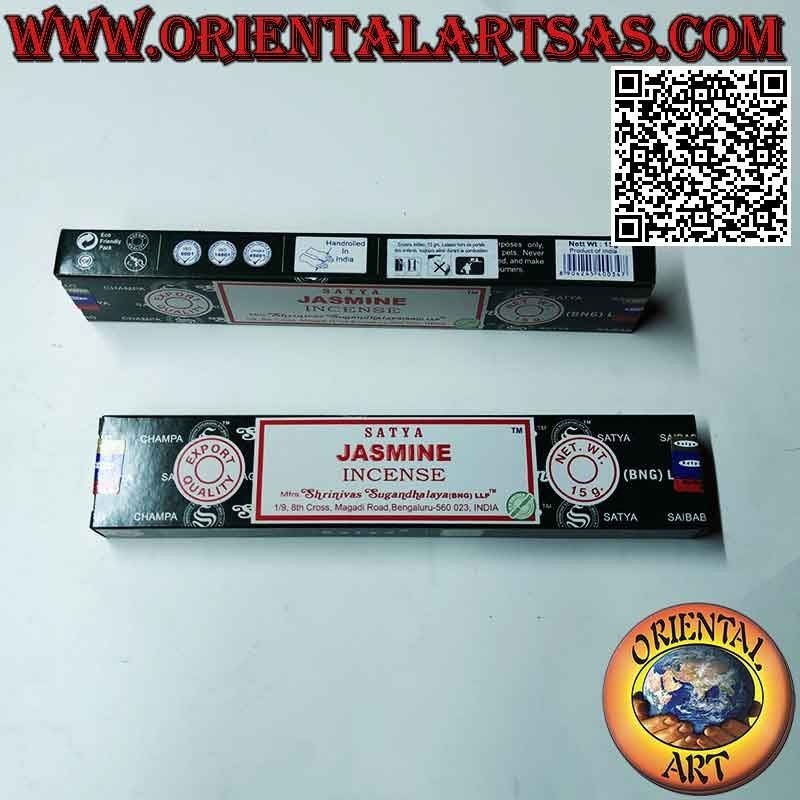 "Satya" stick incense, various fragrances (hand rolled on a sandalwood stick) (15 grams)