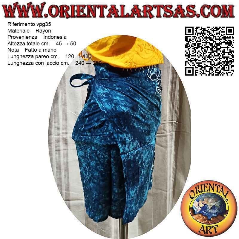 Pareo mini skirt with scorpion cover-up (simple)