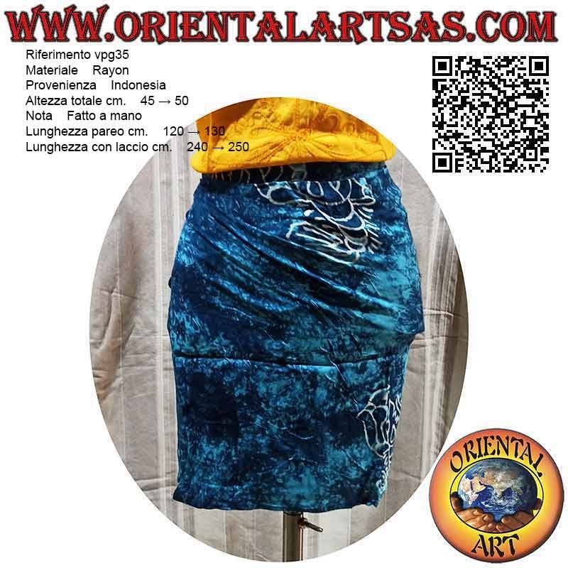 Pareo mini skirt with scorpion cover-up (simple)