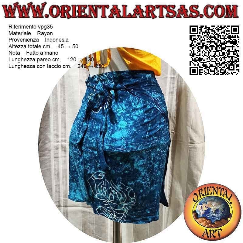 Minifalda pareo con encubrimiento de escorpión (simple)