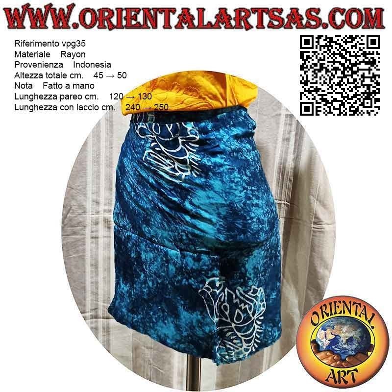 Pareo mini skirt with scorpion cover-up (simple)