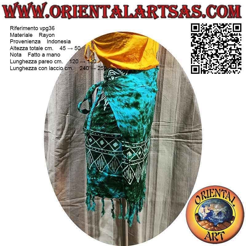 Minirock Pareo Cover-Up mit Sonne (Fransen)