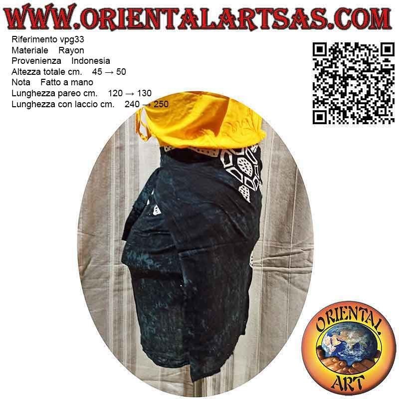 Minigonna pareo copricostume con tartarughe (semplice), tipo 2