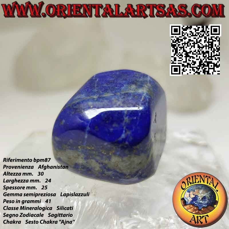 Large tumbled lapis lazuli (41 g)