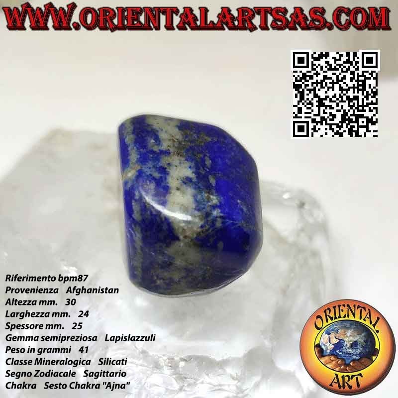 Large tumbled lapis lazuli (41 g)