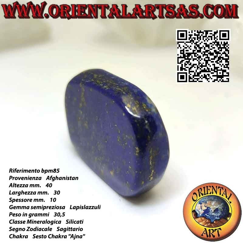 Grand lapis lazuli roulé plat (30,5 g)