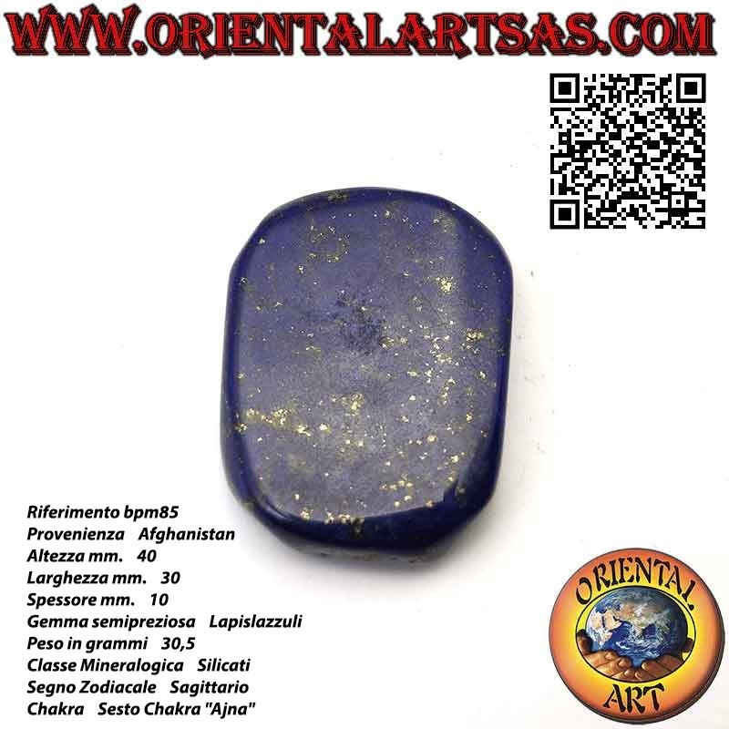 Lapislazzulo burattato grande piatto (30.5 g)