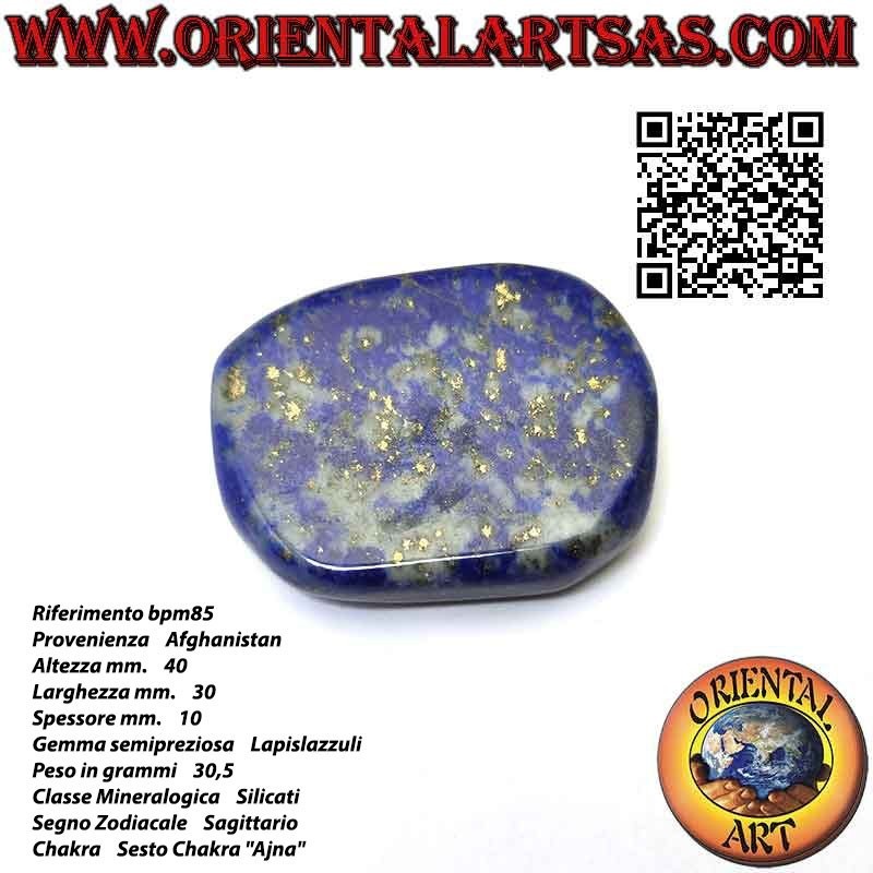 Grand lapis lazuli roulé plat (30,5 g)