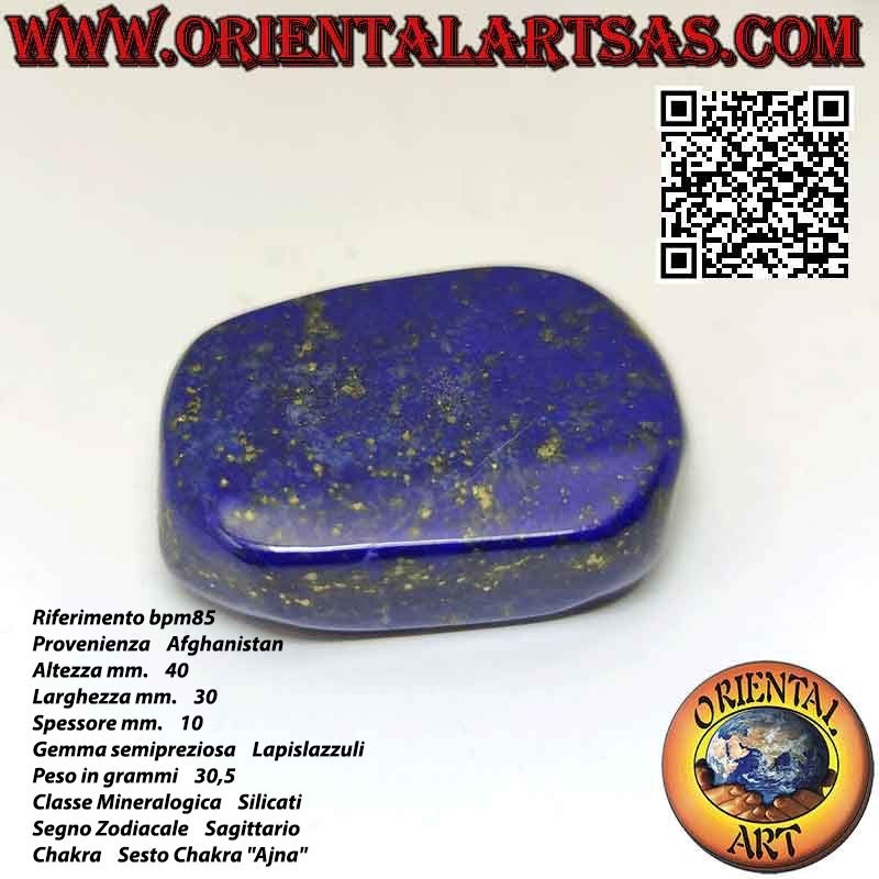 Grand lapis lazuli roulé plat (30,5 g)