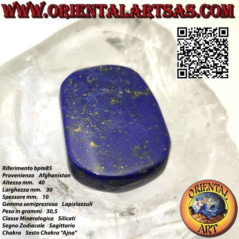 Grand lapis lazuli roulé plat (30,5 g)