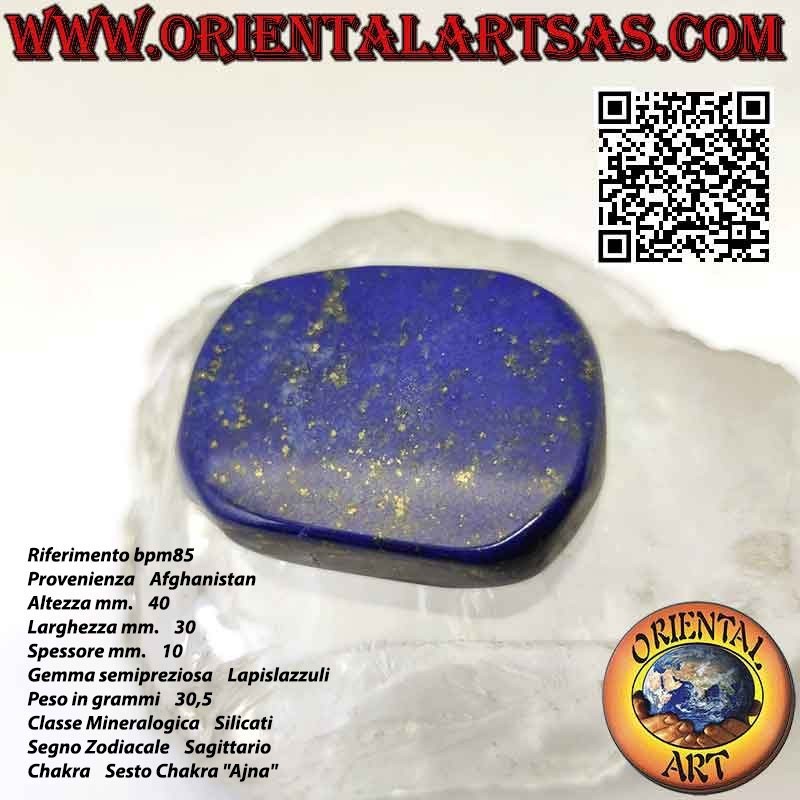 Grand lapis lazuli roulé plat (30,5 g)