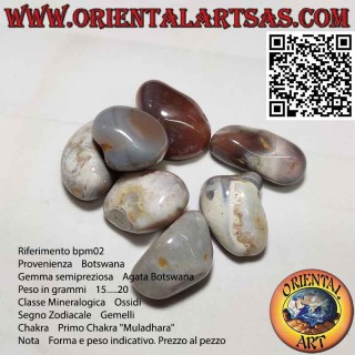 Agata Botswana burattata